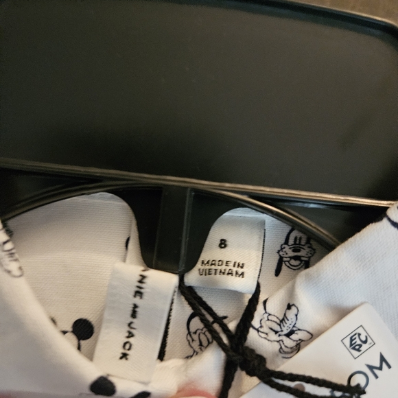 JANIE AND JACK X DISNEY COLLAB MICKEY & FRIENDS OXFORD SHIRT SZ 8 NWT - Picture 6 of 7